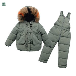 キッズスキーウェア スノーボードウエア 上下セット ガールズ ボーイズ 女の子 男の子 スノボウエア ダウンジャケット パンツ 2点セット 雪遊び スノーウェア 子供 スキーウェア キッズ ス