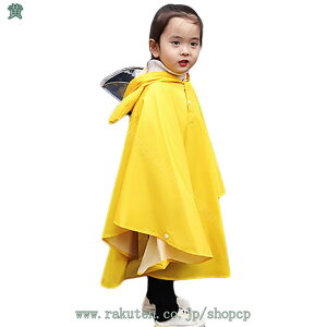 レインウェア キッズ レインコート ケープポンチョ 大きいつば 軽い クリアバイザー マント 通気性 ポンチョ 子供 通学 防水 保育園 女の子 かっぱ レインポンチョ アウトドア 幼稚園 雨の日