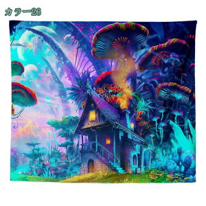 ファンタジーの森のタペストリー壁掛け風景壁のタペストリー寝室のリビングルームの寮のための神秘的な壁のタペストリー 森林自然 壁画 ベッドカバー 部屋の仕切り カーテン 家庭 屋外の