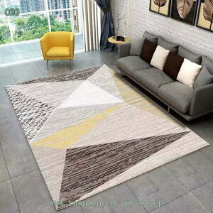 カーペット 北欧 滑り止め 洗える ダイニング 夏用 冬用 床暖房対応 おしゃれ ジオメトリ 幾何柄 プリント ラグマット 通気性 アンティーク クラシック ソファー 家用 1人暮らし 年中 小さめ