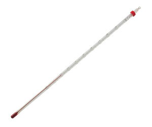 赤液棒状温度計 −20〜+100℃