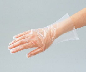 【アズワン】抗菌ポリエチレン手袋M　百入　内エンボス