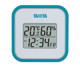 タニタ デジタル温湿度計　ブルー TT-558