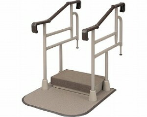 パナソニック エイジフリー 株式会社 自在手すり ツインディ〈玄関用〉 XPN-L80201 両手すり踏み台付
