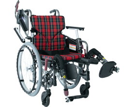 株式会社 カワムラサイクル 車椅子 モダンC　KMD-C22-38-EL-H A9_緑チェック