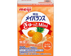 (株)明治 明治 メイバランスぎゅっとMini ミックスフルーツ味 100mL(バラ単位)