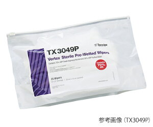�X���S�i�|�C���g5�{���v�G���g���[���ŋۍς݃v���E�F�b�g���C�p�[�@Sterile�@Vertex�iR�j�@230×230mm�@IPA TX3049P �e�b�N�X���C�v�iTexwipe�j