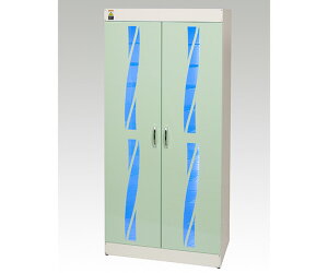 殺菌線方式スリッパ殺菌ロッカー 20足用 グリーン KE-SGL020 コトヒラ工業