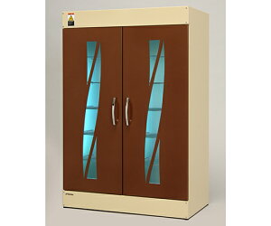 殺菌線方式スリッパ殺菌ロッカー 12足用 ブラウン KE-SLM012 コトヒラ工業