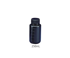 フッ素ガスコーティング容器(遮光タイプ) 250mL JFWB-250 ニッコー・ハンセン