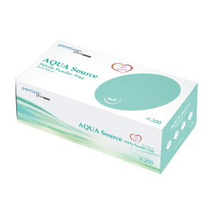 プレミアムプラスジャパン アクアソース ニトリルグローブ スモール(ブルー)10ハコ