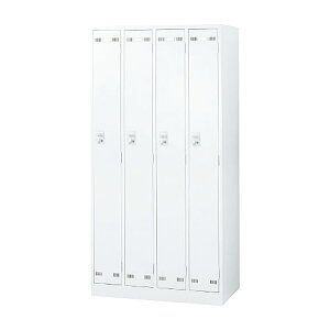 生興 SLDW更衣ロッカー(4人用) 4人用ロッカー SLDW-4-D(ホワイト)