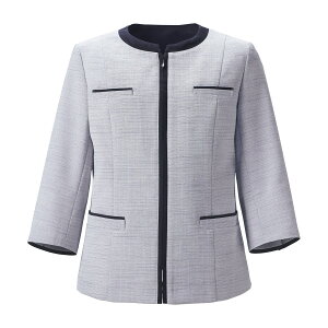 カーシーカシマ ひんやりライトジャケット 5号 ENJOYESJ889-5(ライトグレー)