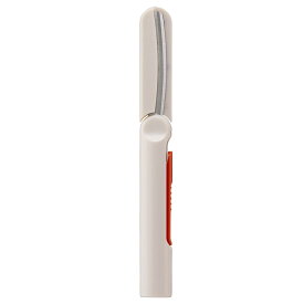 プラス ハサミ 携帯用 フィットカットカーブ ツイッギー キャップレス レッド SC-110P（36686）