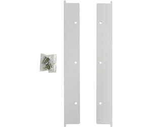 和気産業 壁面収納 Dulike デュライク 1×4材3枚用 棚パネル固定金具 白 2枚入 2枚入 DL-130