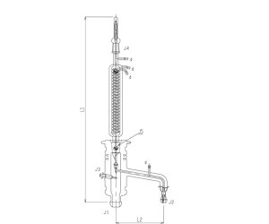 旭製作所 L型自動還流器(冷却器二重管タイプ) 28/12 15/20 1個 3546-JE-D