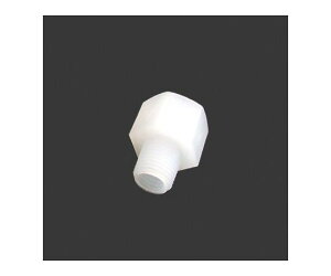 PVDF�A�_�v�^�[�@�i1/4-18NPT�I�X-3/8-18NPT���X�j 1�� TEH182334
