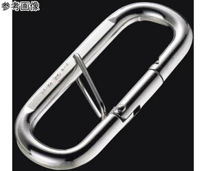 ふじわら プチカラビナ ステンレス ハズレ止め付 10mm 1個 PK-10