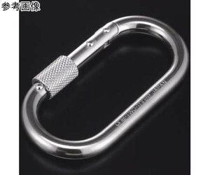 ふじわら カラビナダブルストッパー 環付き 10mm 1個 KA10W