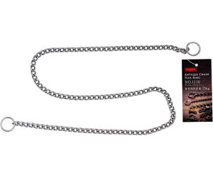 ニッサチェイン アンティークCリング 600mm×13mm アンティークシルバー 1個 No1110