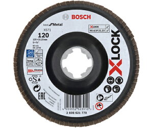 BOSCH XL研磨ディスク 125G120 ベント 10枚入 1箱(10個入) 2608621770