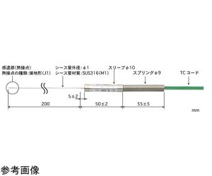 �����v�� �V�[�X�M�d�Ή��x�Z���T �`��F�X���[�u�^�C�v �O�a1�� 200mm �e�t�����R�[�e�B���O�� K�^�C�v 1�{ B1.0-K-J1-M1-L200-TC1-ASP
