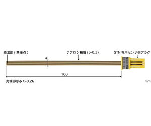 �����v�� �e�[�v�`���ړI���x�Z���T �����^�C�v STN�V���[�Y 5�{/1�g -50�`210�� �W���^�C�v 8�b 100mm E�^�C�v 1�g(5�{��) STN-22E-010