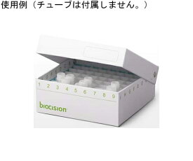biocision TruCool Hinged Cryo Boxes ホワイト 81穴 1ml/2ml　5個入 1パック(5個入) BCS-206