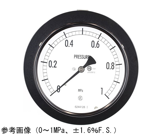 長野計器 普通形圧力計（Φ100） 埋込形D枠（取付金具） 2MPa 1個 AE15-133-
