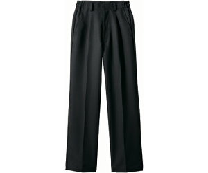 住商モンブラン パンツ 兼用 黒 ワンタック 両脇ゴム 3L 1枚 7-921 3L