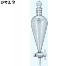 日本理化学器械 分液ロート スキーブ型（PTFE コック）TS摺部29/42 2000mL 白 1個 1002-29280