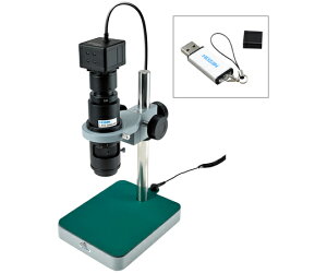 ホーザン マイクロスコープ(PC用・PD-1付)27〜200倍 1セット L-KIT500A