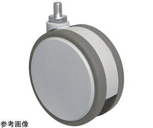 東海キャスター 抗菌 双輪キャスター φ100 自在 ネジ式 1個 KF100N10L-14