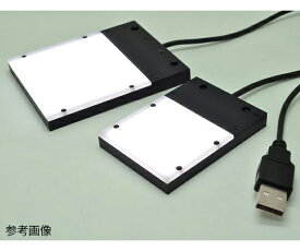 オプター USB式エッジ型LED照明　緑 1個 LME-90/90G(USB)