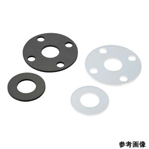 フランジ用ゴムパッキン(JIS5K全面フランジ)FKM(フッ素ゴム)3mm 1 1個 FKM-5K-FF-3T-25A