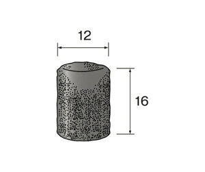 �~�j�^�[ �L���b�v�T���_�[�@�敽�@12mm�@��240�@�i20�j 1�p�b�N(20��) ES5123