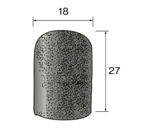 �~�j�^�[ �L���b�v�T���_�[�@��ہ@18mm�@��120�@�i20�j 1�p�b�N(20��) ES5732
