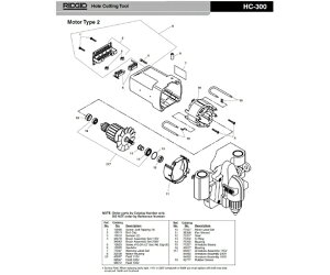 RIDGID ���[�^�[�n�E�W���O�@F�^HC�|300 1�� 22038