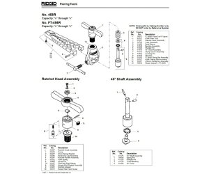 RIDGID ���`�F�b�g�w�b�h�A�b�Z���u���[�@F�^FT456R 1�� 83287