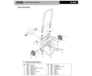 RIDGID ���e�[�j���O�@�����O�@F�^K�|400 1�� 59810