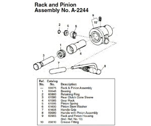 RIDGID A�|579�@���b�V���[�@F�^K�|50 1�� 61600