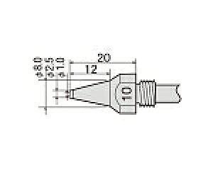 ���m�d�@�Y�Ɓigoot�j �փm�Y���`�b�v��1.0mm 1�{ TP-100N-10