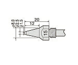 ���m�d�@�Y�Ɓigoot�j �փm�Y���`�b�v��1.5mm 1�{ TP-100N-15