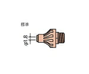 ���m�d�@�Y�Ɓigoot�j �փm�Y�� HB-80�p 8mm�� 1�{ HB-80N-B