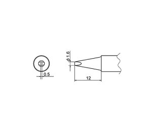 �����iHAKKO�j ���Đ�@FX-838�p�@1.6D�^ 1�{ T20-D16
