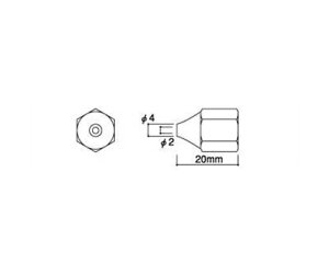 �����iHAKKO�j �z�b�g�����g805�p�m�Y���@2.0mm 1�� A1307