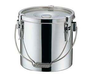 本間製作所 19-0 電磁 厚底 給食缶 18cm 1個 3756200