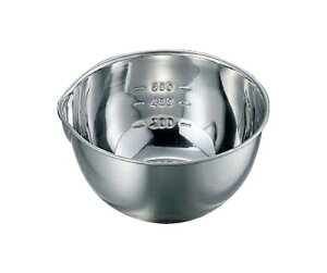 江部松商事 18-8 目盛付 片口ボール 大(φ210) 1個 400200