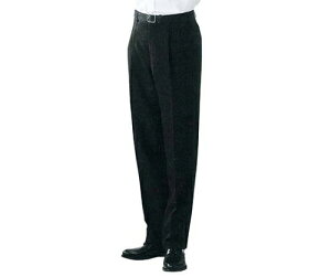 スラックス DL2969-9 ツータック 黒 ウエスト85cm 1個 7477450