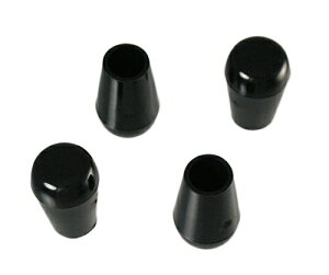 ハイロジック パイプ脚キャップ 内径9.5mm 高さ26mm 黒 1パック(4個入) A-101